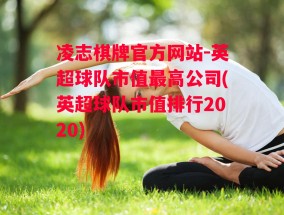 凌志棋牌官方网站-英超球队市值最高公司(英超球队市值排行2020)